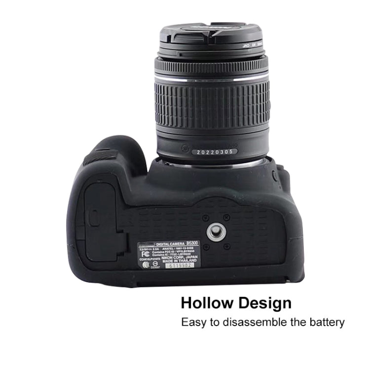 Soft Silicone Protective Case for Nikon D5300(Yellow) by buy2fix