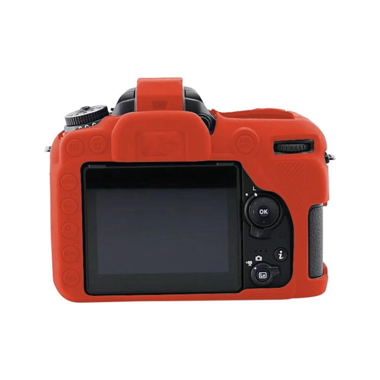 Soft Silicone Protective Case for Nikon D7500(Red) - Protective Case by buy2fix | Online Shopping UK | buy2fix