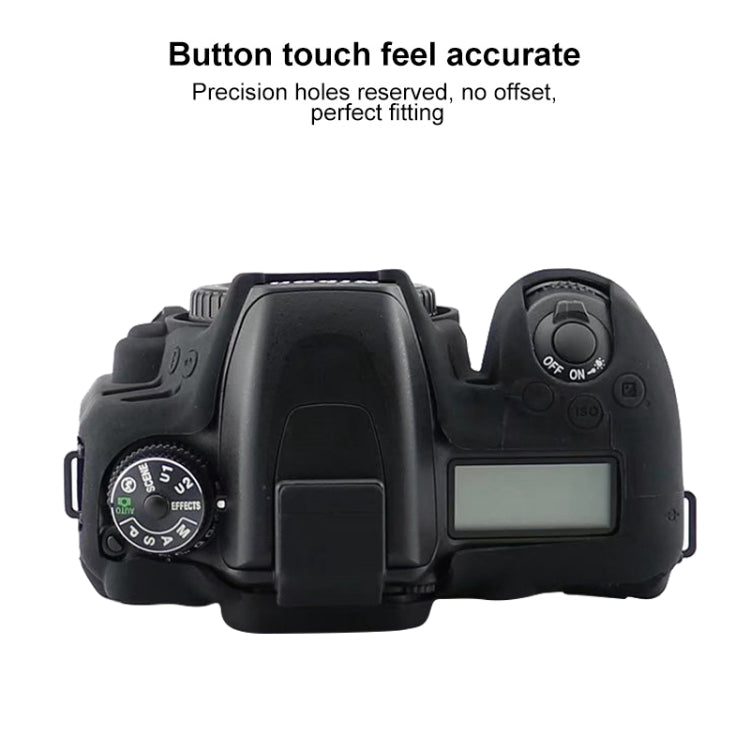 Soft Silicone Protective Case for Nikon D7500(Red) - Protective Case by buy2fix | Online Shopping UK | buy2fix