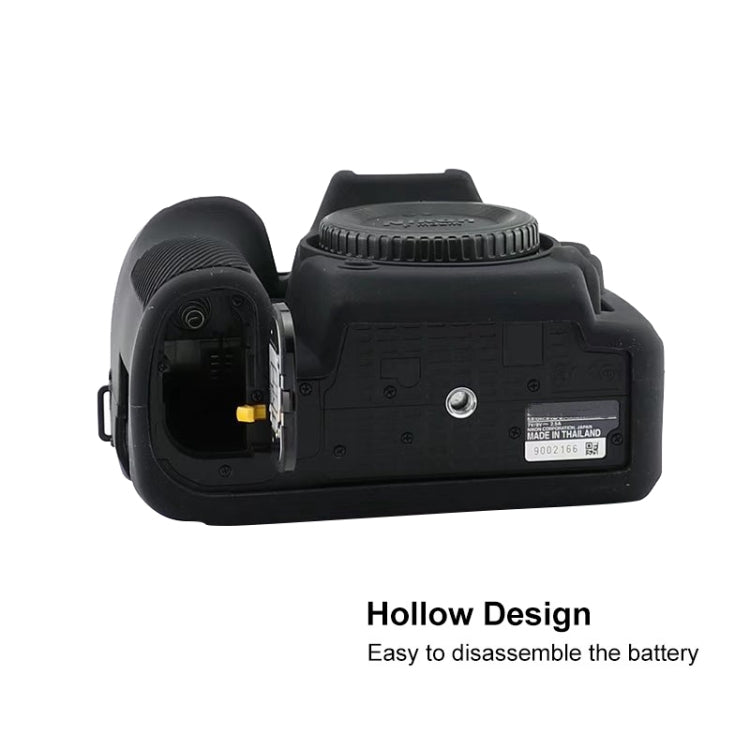 Soft Silicone Protective Case for Nikon D7500(Yellow) - Protective Case by buy2fix | Online Shopping UK | buy2fix