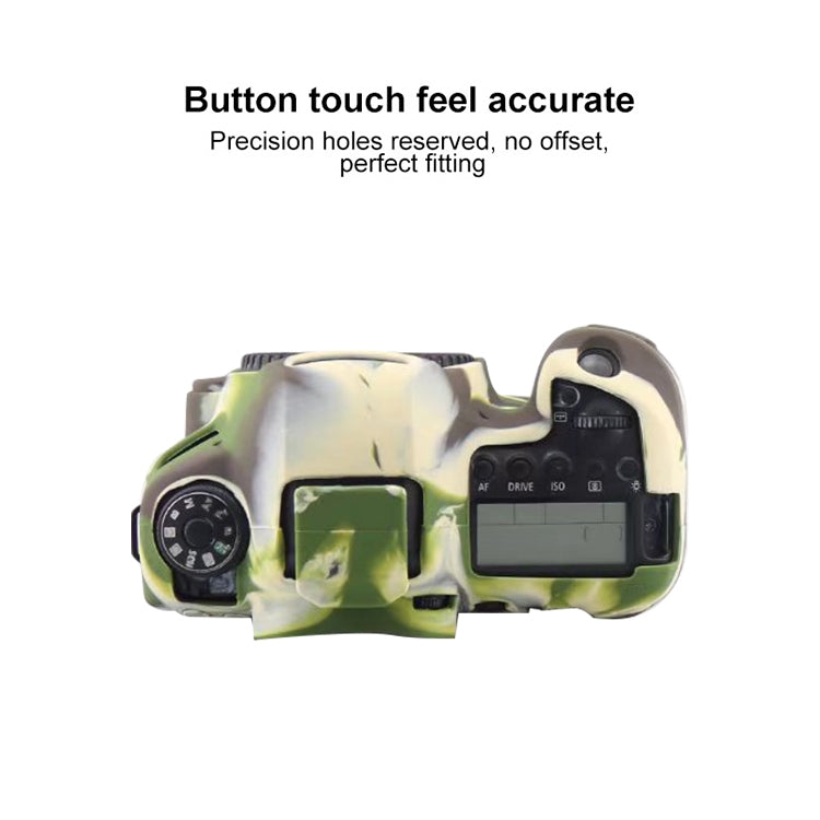 For Canon EOS 6D Mark II Soft Silicone Protective Case (Camouflage) - Protective Case by buy2fix | Online Shopping UK | buy2fix