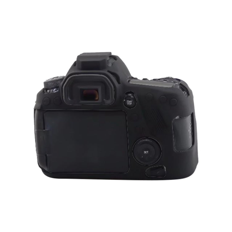 For Canon EOS 6D Mark II Soft Silicone Protective Case (Black) - Protective Case by buy2fix | Online Shopping UK | buy2fix