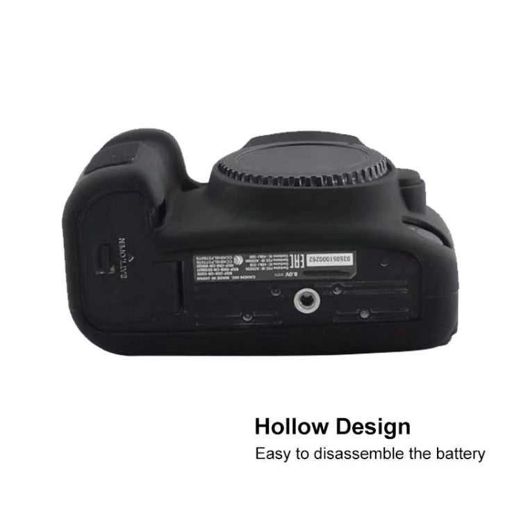 For Canon EOS 6D Mark II Soft Silicone Protective Case (Black) - Protective Case by buy2fix | Online Shopping UK | buy2fix
