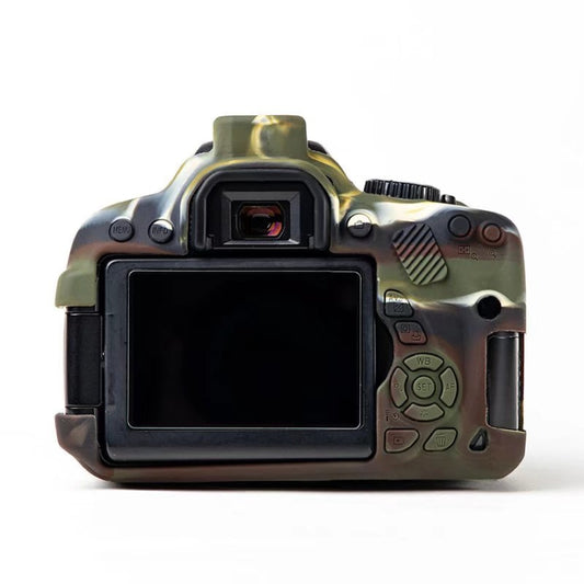 For Canon EOS 600D Soft Silicone Protective Case(Camouflage) by buy2fix