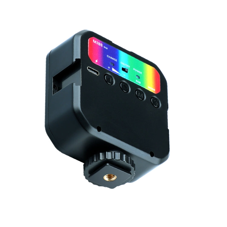 MJ88 Pocket 3000-7000K+RGB Full Color Beauty Fill Light Handheld Camera Photography Streamer LED Light with Remote Control(Black) - by buy2fix | Online Shopping UK | buy2fix