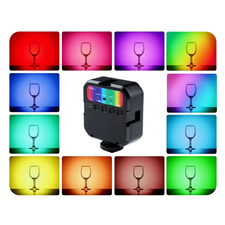 MJ88 Pocket 3000-7000K+RGB Full Color Beauty Fill Light Handheld Camera Photography Streamer LED Light with Remote Control(Black) - by buy2fix | Online Shopping UK | buy2fix