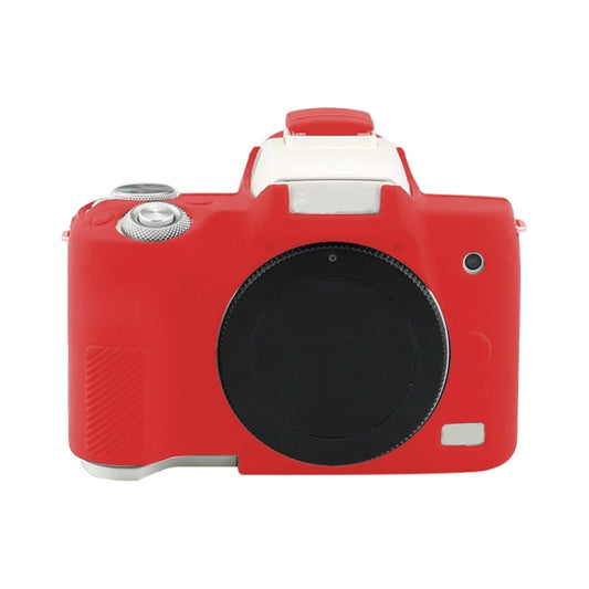 For Canon EOS M50 Mark II / M50 II Soft Silicone Protective Case(Red) by buy2fix