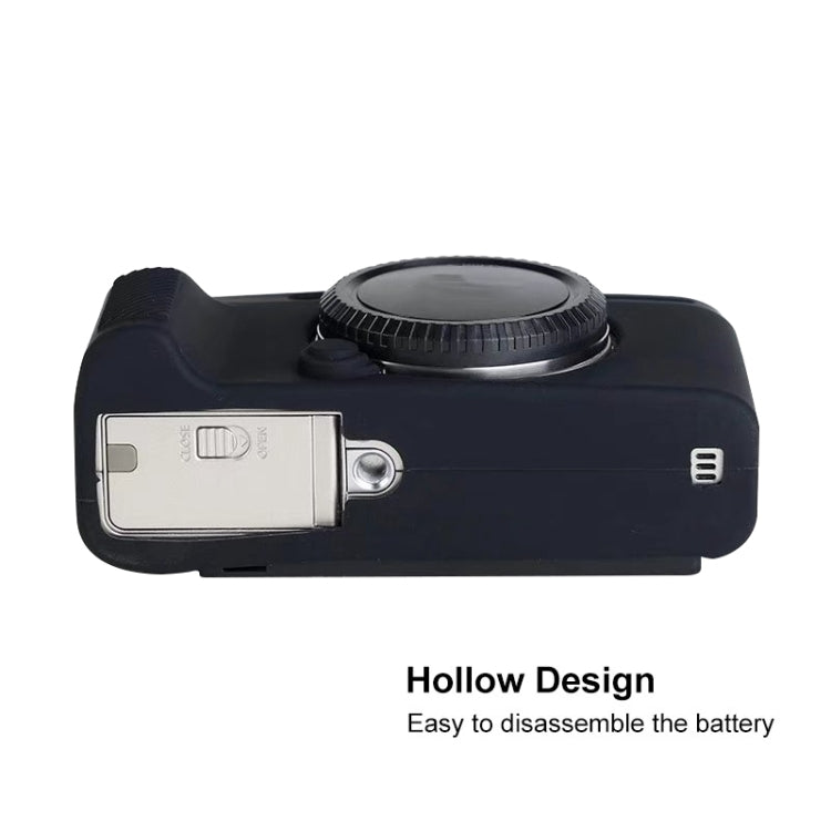 Soft Silicone Protective Case for FUJIFILM X-T200 (Black) by buy2fix