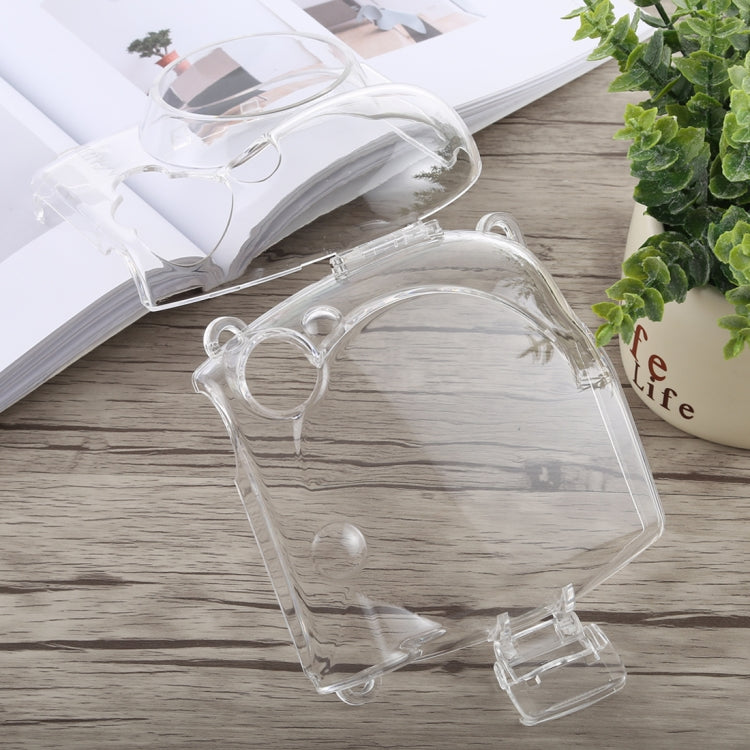 Protective Crystal Shell Case with Strap for FUJIFILM instax mini 7S (Transparent) - Protective Case by buy2fix | Online Shopping UK | buy2fix