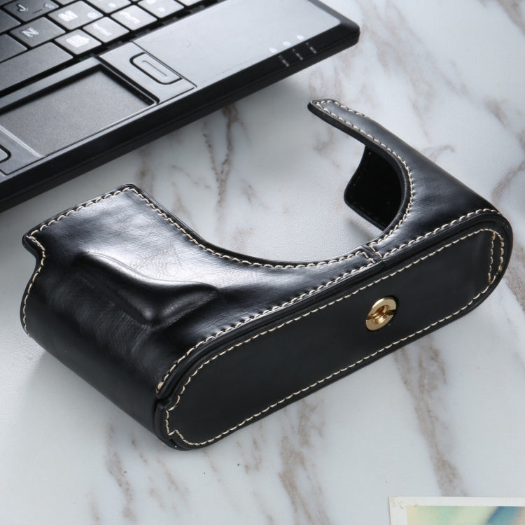 1/4 inch Thread PU Leather Camera Half Case Base for Leica Q2(Black) - Half Case by buy2fix | Online Shopping UK | buy2fix