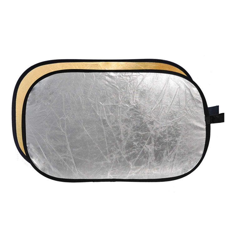 Godox FT01 2 in 1 Gold / Silver Oval Folding Reflector Board, Size: 150 x 200cm - by Godox | Online Shopping UK | buy2fix