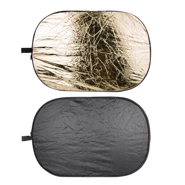 Godox FT05-1 150 x 200cm 5-in-1 Silver / Soft / Gold / White / Black Oval Folding Reflector Board - by Godox | Online Shopping UK | buy2fix