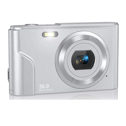 DC311 2.4 inch 36MP 16X Zoom 2.7K Full HD Digital Camera Children Card Camera, EU Plug(Silver) by buy2fix