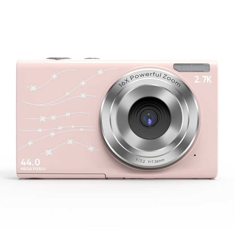 DC402 2.4 inch 44MP 16X Zoom 1080P Full HD Digital Camera Children Card Camera, US Plug (Pink) - Children Cameras by buy2fix | Online Shopping UK | buy2fix
