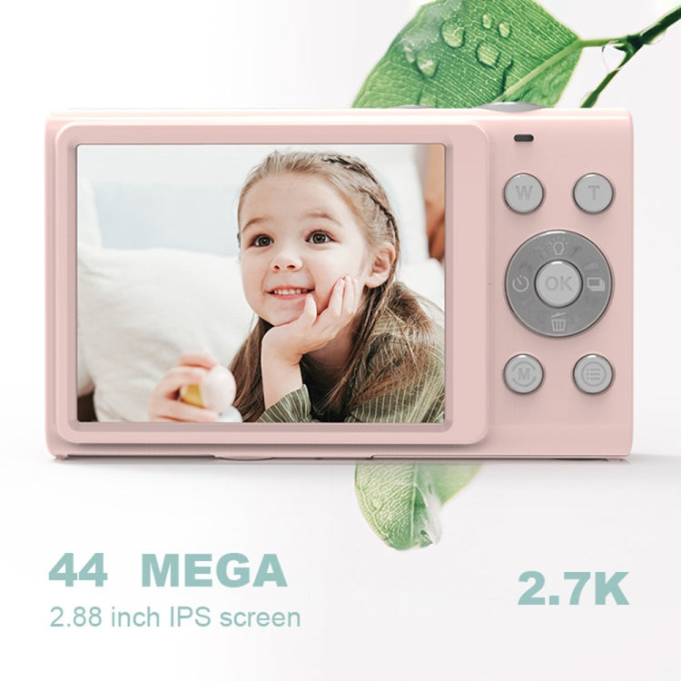 DC402 2.4 inch 44MP 16X Zoom 1080P Full HD Digital Camera Children Card Camera, US Plug (Pink) - Children Cameras by buy2fix | Online Shopping UK | buy2fix