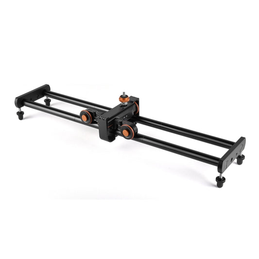 YELANGU L4X-BE YLG1817A 60cm Aluminum Alloy Splicing Slide Rail Track + 3-Wheel Video Pulley Rolling Dolly Car for SLR Cameras / Video Cameras by YELANGU