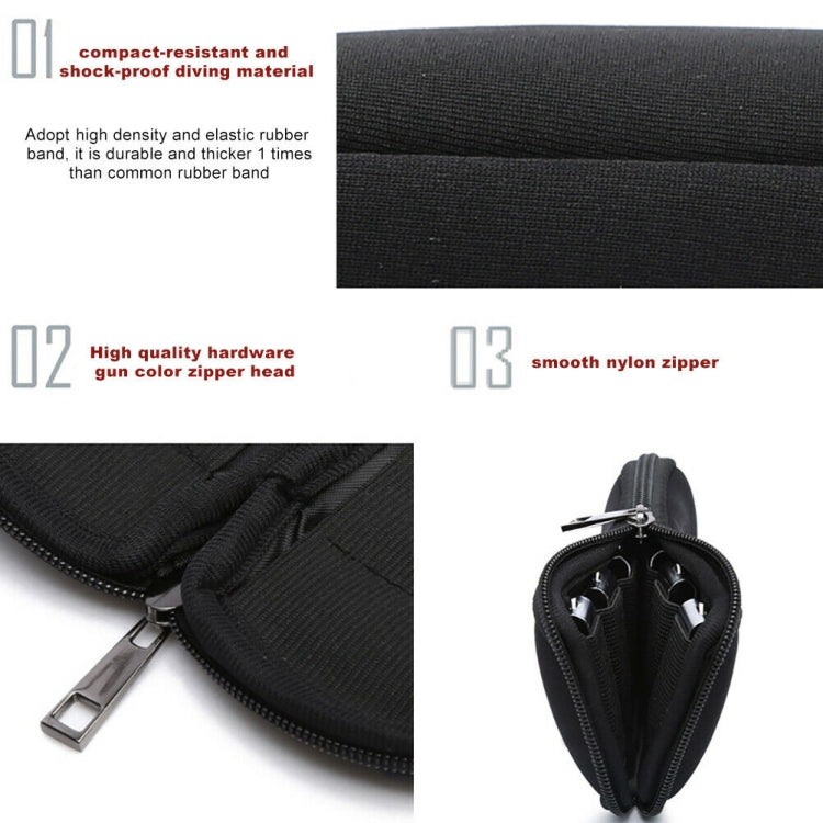3 in 1 Neoprene U Disk Storage Bag Cover (Black) by buy2fix