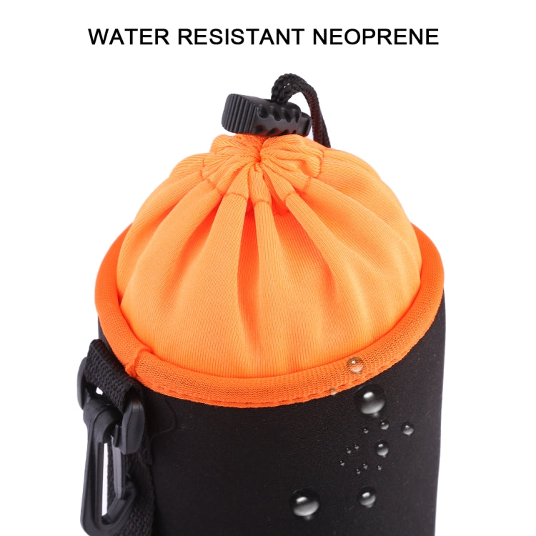 4 in 1 SLR Camera Lens Bag Micro Single Lens Bag Lens Inner Bile Bag Waterproof Protective Case Plus Velvet Thickening (Orange) - Lens Bag by buy2fix | Online Shopping UK | buy2fix