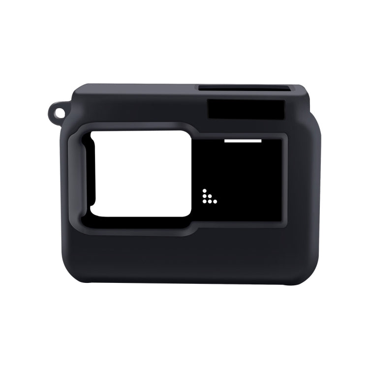 For Insta360 One R Panoramic Camera with Frame Shockproof Silicone Protective Case with Lens Cap Cover(Black) - Case & Bags by buy2fix | Online Shopping UK | buy2fix