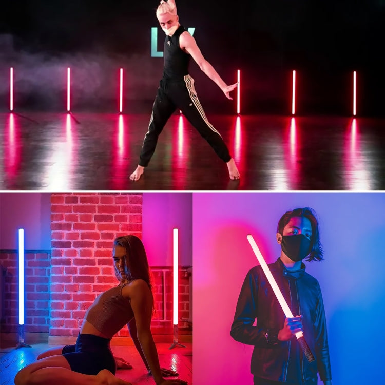 LUXCeO Mood1 50cm RGB Colorful Atmosphere Rhythm LED Stick Handheld Video Photo Fill Light, No Tripod - by LUXCeO | Online Shopping UK | buy2fix