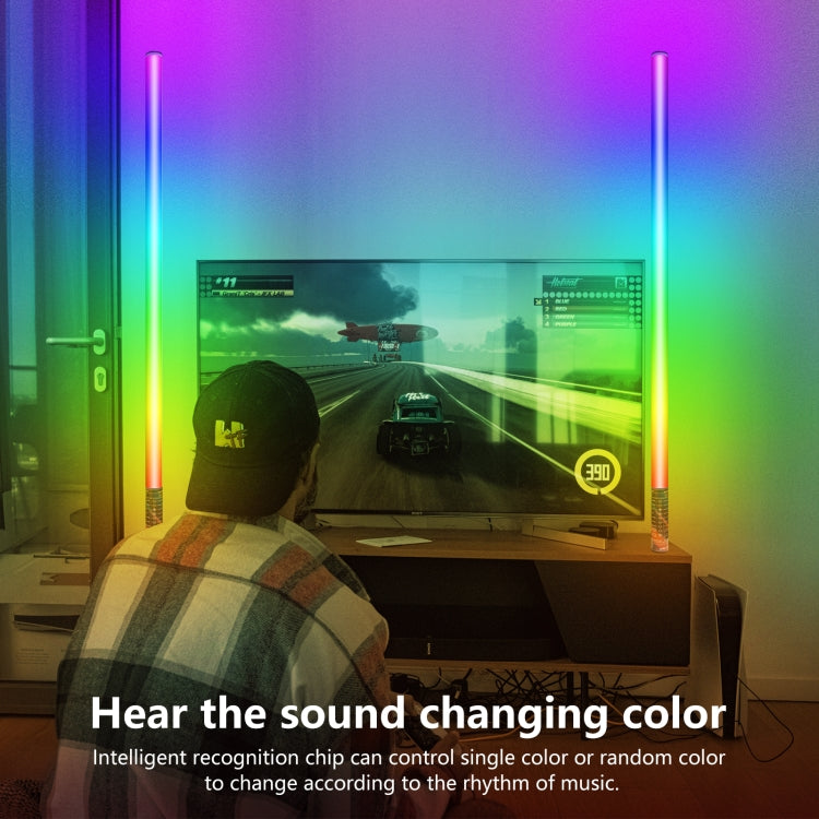LUXCeO Mood1 85cm RGB Colorful Atmosphere Rhythm LED Stick Handheld Video Photo Fill Light, No Tripod - by LUXCeO | Online Shopping UK | buy2fix