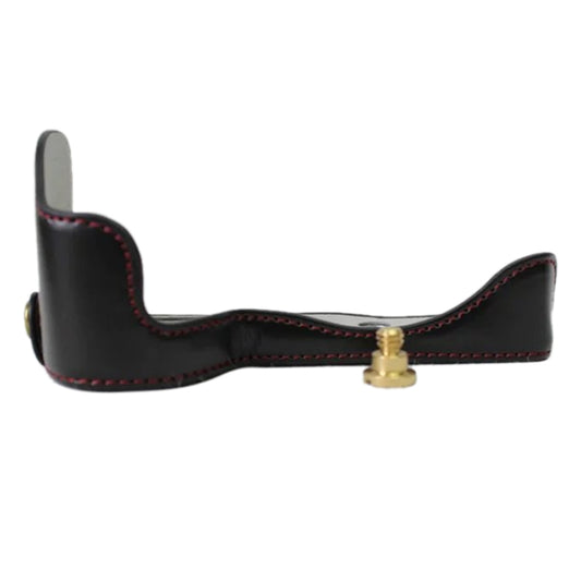 1/4 inch Thread PU Leather Camera Half Case Base for Sony ILCE-A6500 / A6500 (Black) - Half Case by buy2fix | Online Shopping UK | buy2fix