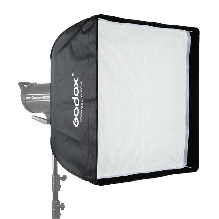 Godox 60 x 60cm Rectangle Softbox Photo Studio Bowens Mount Diffuser for Speedlite (Black) - by Godox | Online Shopping UK | buy2fix