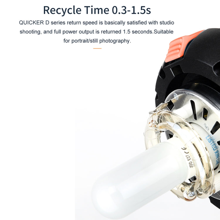Godox QT1200IIM 1200Ws 1/8000s High Speed Strobe Studio Flash Light(EU Plug) - Shoe Mount Flashes by Godox | Online Shopping UK | buy2fix