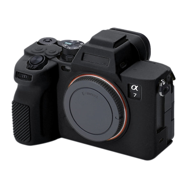 Soft Silicone Protective Case for Sony A7 IV (Black) - Protective Case by buy2fix | Online Shopping UK | buy2fix