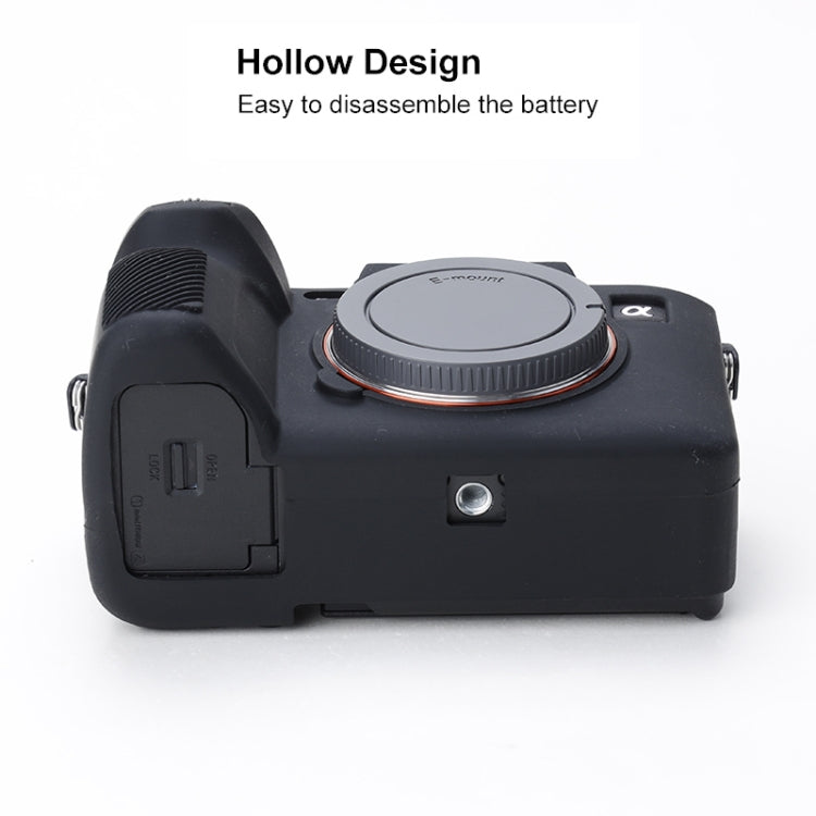 Soft Silicone Protective Case for Sony A7 IV (Black) - Protective Case by buy2fix | Online Shopping UK | buy2fix