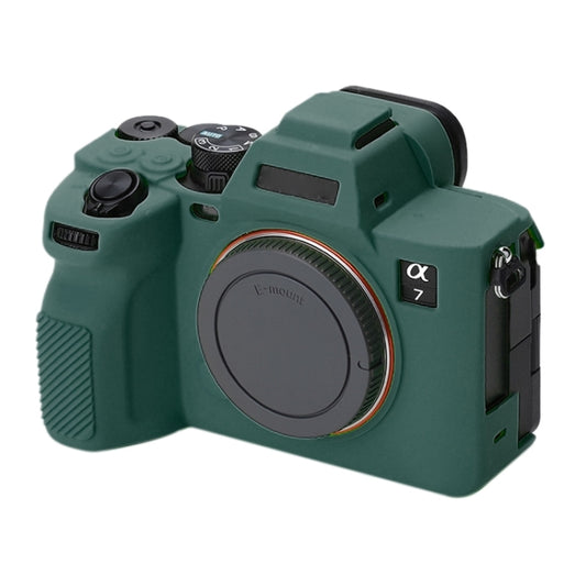 Soft Silicone Protective Case for Sony A7 IV (Green) - Protective Case by buy2fix | Online Shopping UK | buy2fix
