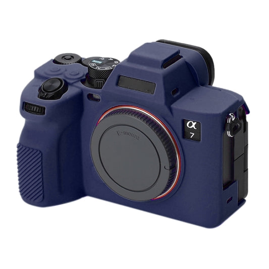Soft Silicone Protective Case for Sony A7 IV (Blue) - Protective Case by buy2fix | Online Shopping UK | buy2fix