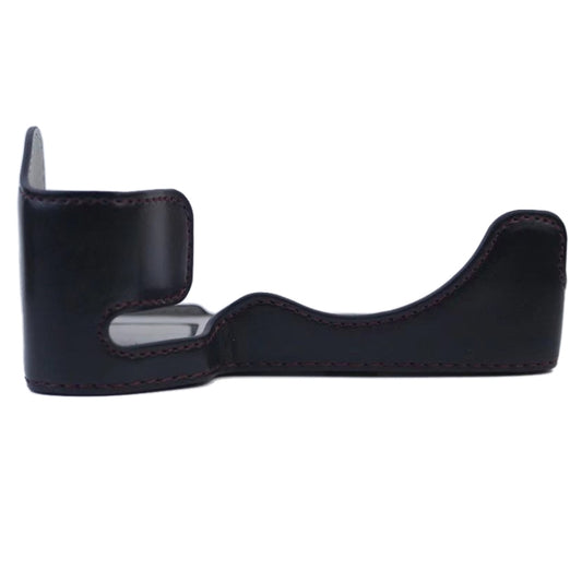 1/4 inch Thread PU Leather Camera Half Case Base for Sony A7 IV (Black) - Half Case by buy2fix | Online Shopping UK | buy2fix