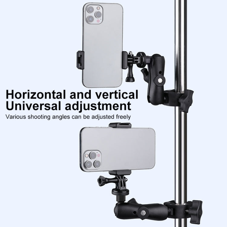 360 Rotation Adjustable Action Camera Bike Motorcycle Handlebar Holder(Black) by buy2fix