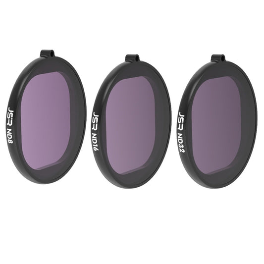 JSR Round Housing 3 in 1 ND8+ND16+ND32 Lens Filter for GoPro HERO8 Black by JSR