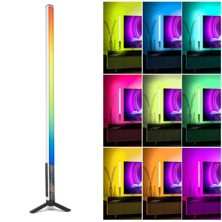 LUXCeO Mood1 85cm RGB Colorful Atmosphere Rhythm LED Stick Handheld Video Photo Fill Light with Tripod - by LUXCeO | Online Shopping UK | buy2fix