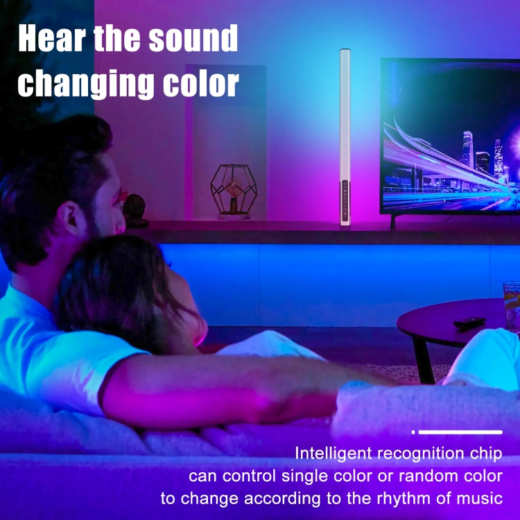 LUXCeO Mood1 85cm RGB Colorful Atmosphere Rhythm LED Stick Handheld Video Photo Fill Light with Tripod - by LUXCeO | Online Shopping UK | buy2fix