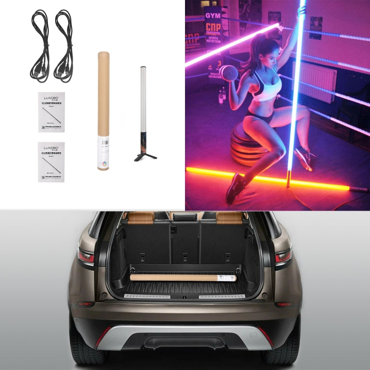LUXCeO Mood1 50cm RGB Colorful Atmosphere Rhythm LED Stick Handheld Video Photo Fill Light with Tripod - by LUXCeO | Online Shopping UK | buy2fix