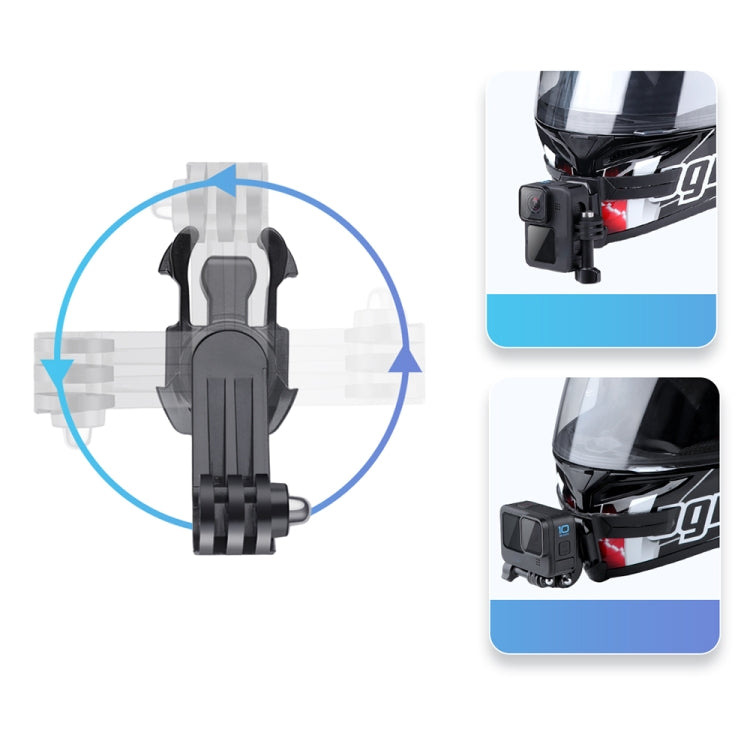 360 Degree Rotation J-Hook Buckle Mount (Black) by buy2fix
