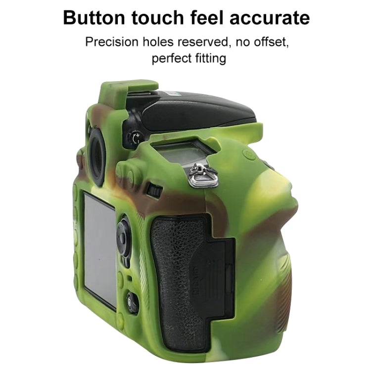 Soft Silicone Protective Case for Nikon D810 (Camouflage) - Protective Case by buy2fix | Online Shopping UK | buy2fix