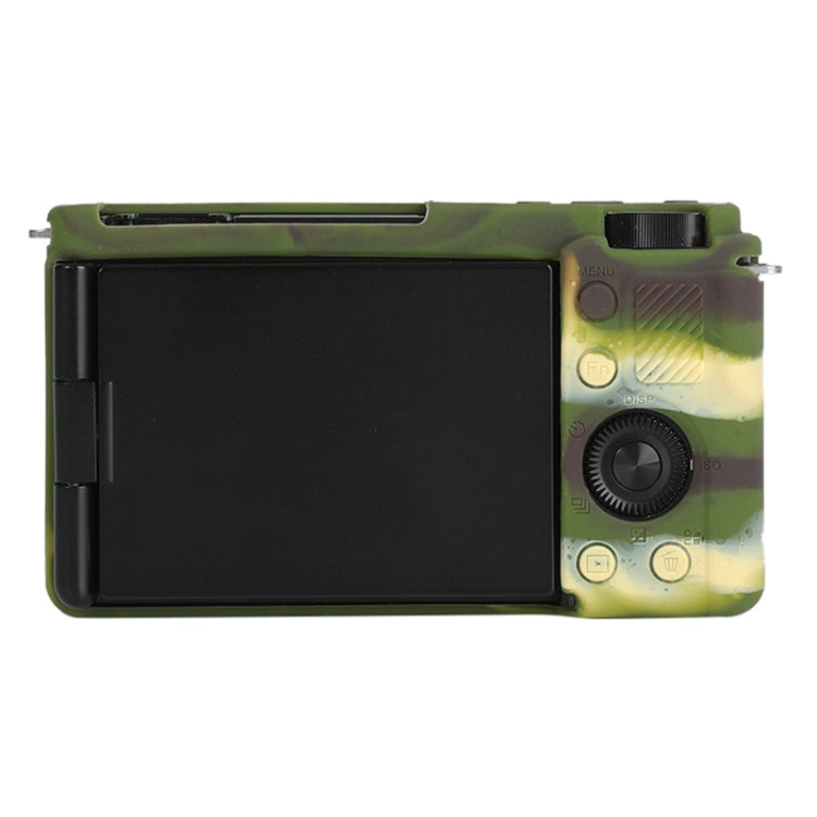 For Sony ZV-E10 Soft Silicone Protective Case (Camouflage) - Protective Case by buy2fix | Online Shopping UK | buy2fix
