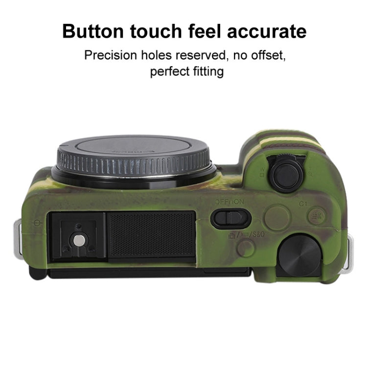 For Sony ZV-E10 Soft Silicone Protective Case (Camouflage) - Protective Case by buy2fix | Online Shopping UK | buy2fix