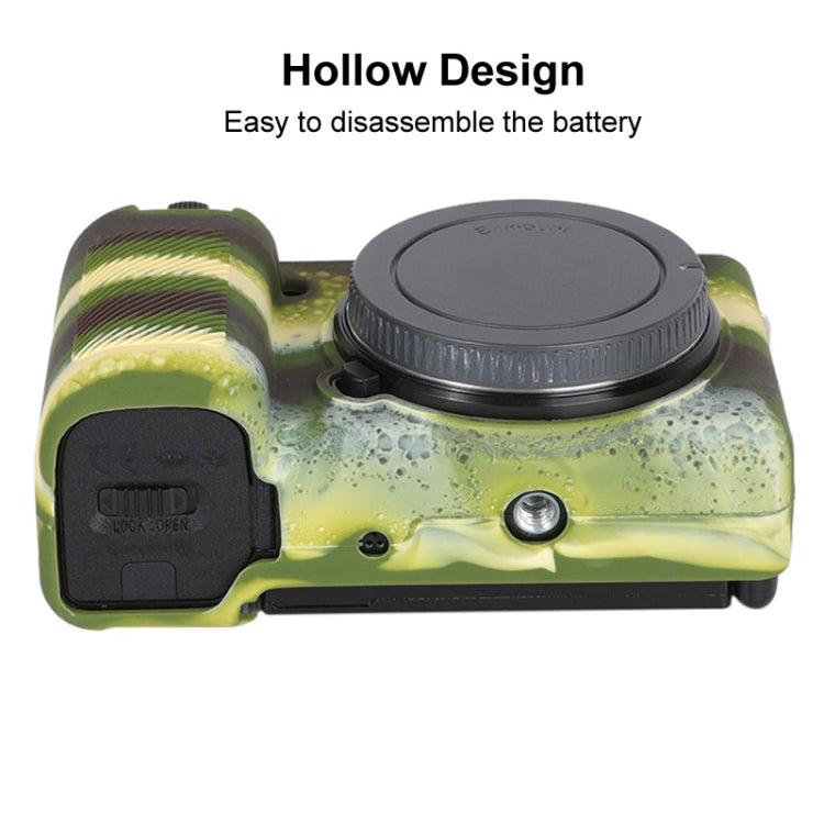 For Sony ZV-E10 Soft Silicone Protective Case (Camouflage) - Protective Case by buy2fix | Online Shopping UK | buy2fix