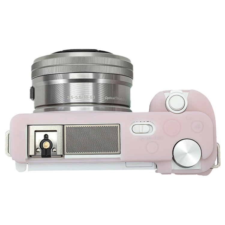 For Sony ZV-E10 Soft Silicone Protective Case (Light Pink) by buy2fix