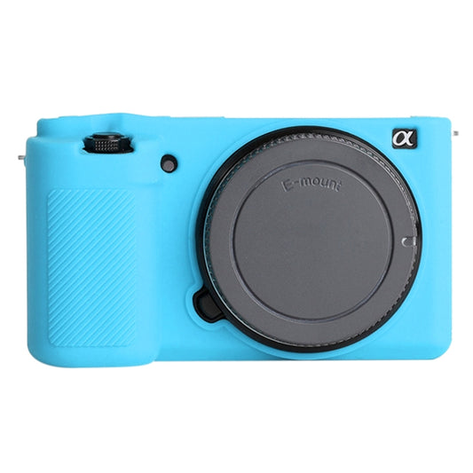 For Sony ZV-E10 Soft Silicone Protective Case (Blue) by buy2fix
