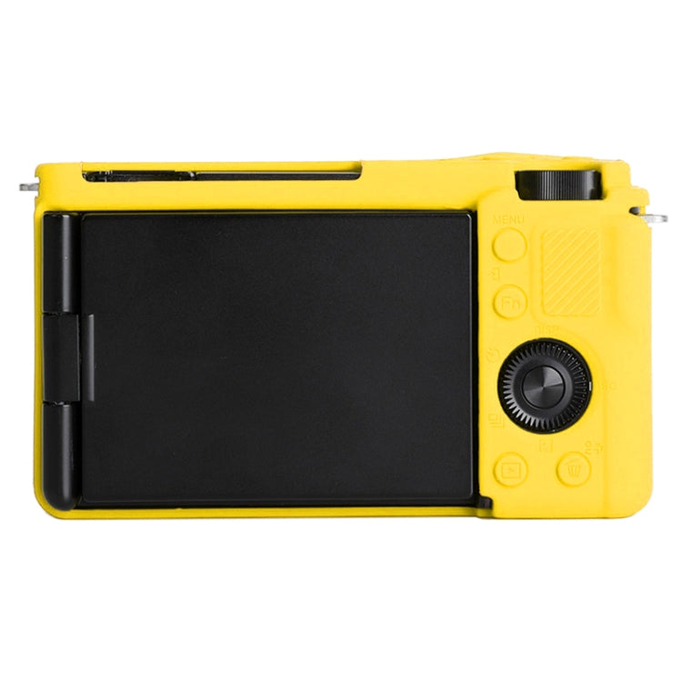 For Sony ZV-E10 Soft Silicone Protective Case (Yellow) - Protective Case by buy2fix | Online Shopping UK | buy2fix