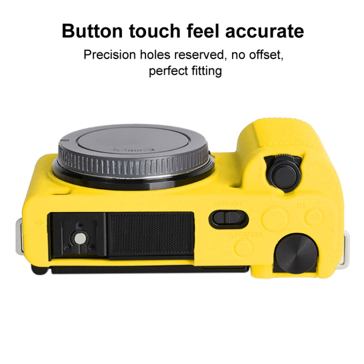 For Sony ZV-E10 Soft Silicone Protective Case (Yellow) - Protective Case by buy2fix | Online Shopping UK | buy2fix