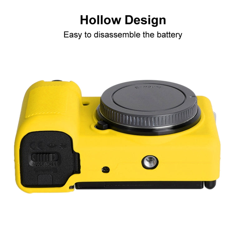 For Sony ZV-E10 Soft Silicone Protective Case (Yellow) - Protective Case by buy2fix | Online Shopping UK | buy2fix