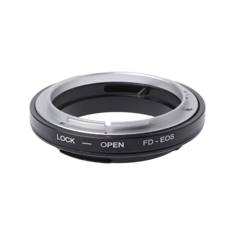 FD-EOS Lens Mount Stepping Ring for Canon FD Lens to EOS EF Lens (Black) - Camera Accessories by buy2fix | Online Shopping UK | buy2fix