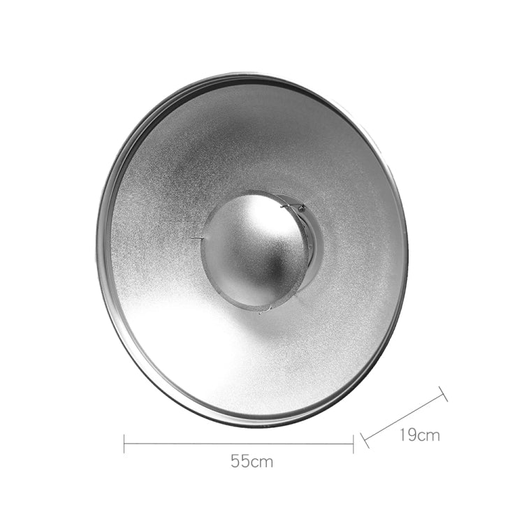 Godox RS55CM 55cm Studio White Beauty Dish Reflector Bowens Mount Diffuser - by Godox | Online Shopping UK | buy2fix